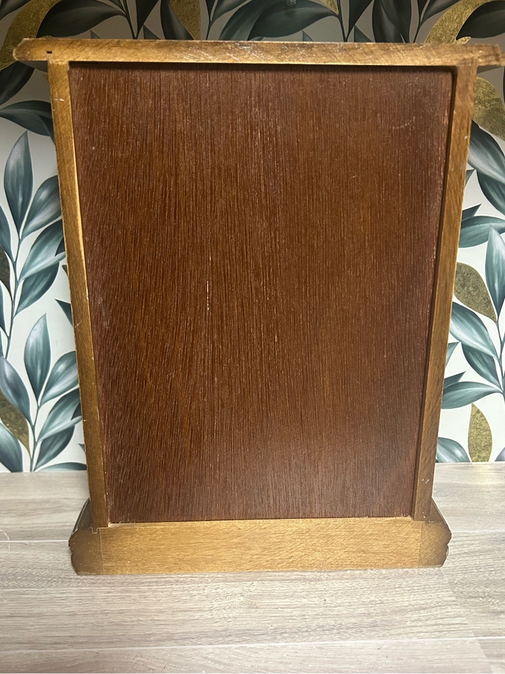 Vintage Powell Lighted Wood Jewelry Box Armoire - Picture 5 of 13